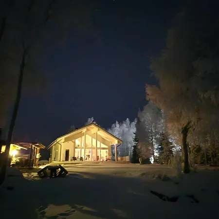 Northern Lights From Inside, Lake, Sauna,Silent Shine