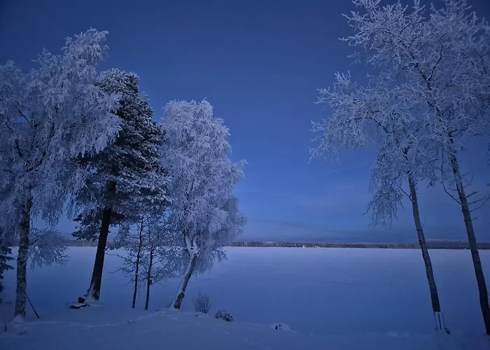 Northern Lights From Inside, Lake, Sauna,Silent Shine וילה
